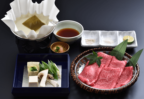 京都肉A4/A5ランク　ロースのしゃぶしゃぶ100ｇ